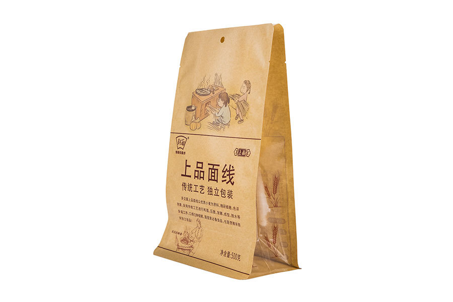 Eight-sided seal bags